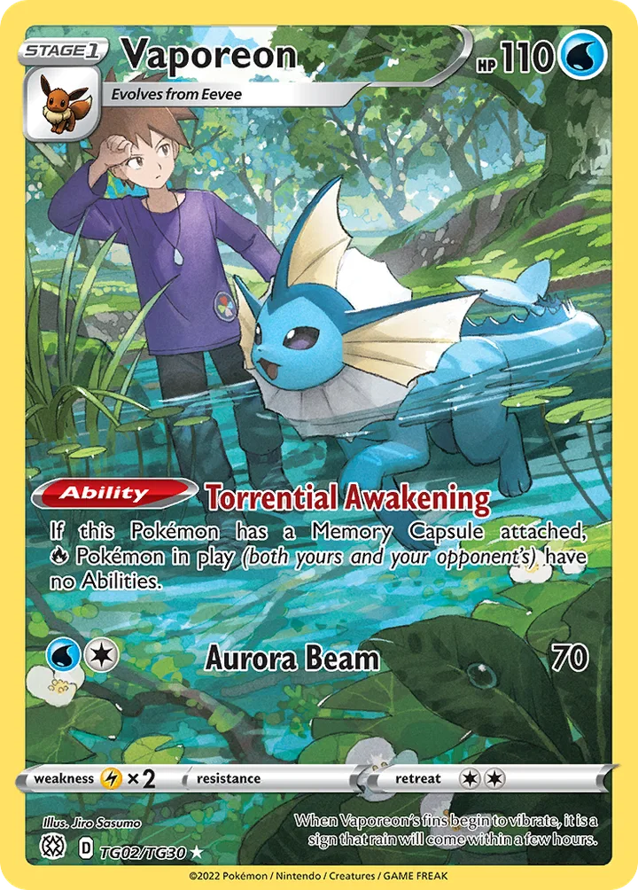 Vaporeon, Brilliant Stars TG02/TG30
