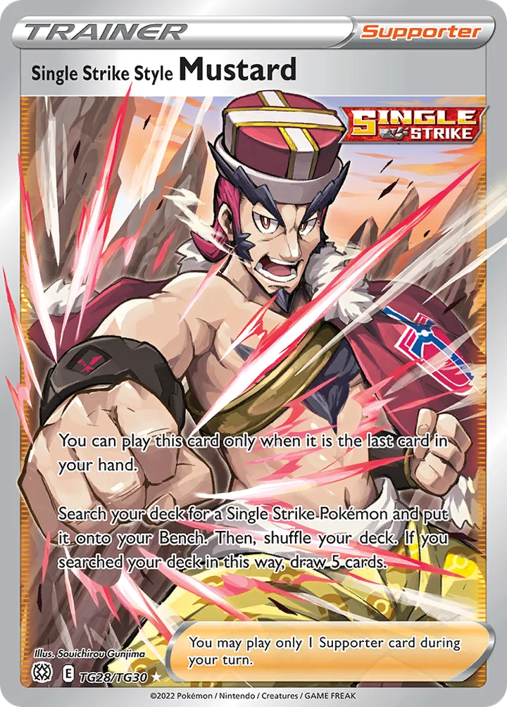 Single Strike Style Mustard, Brilliant Stars TG28/TG30