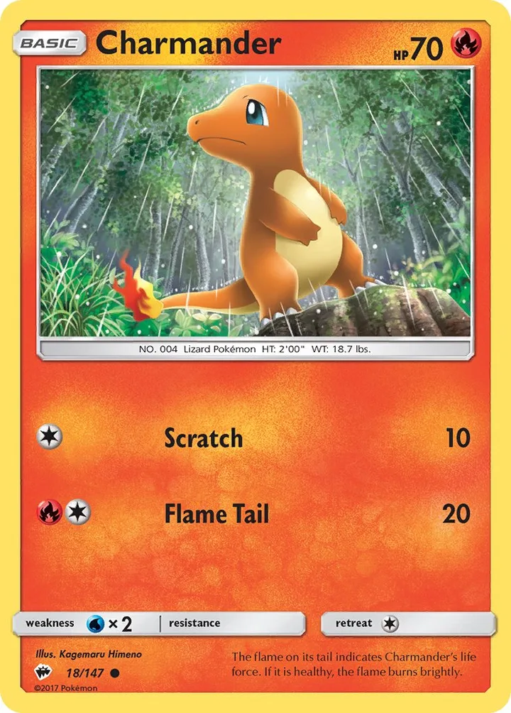 Charmander, Burning Shadows 18/147