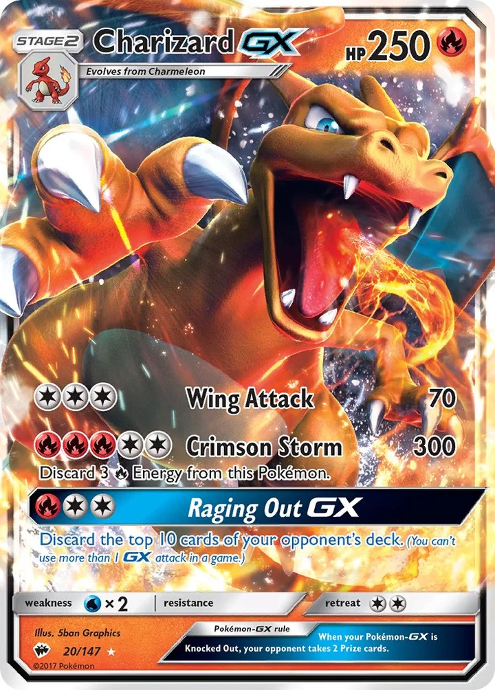 Charizard-GX, Burning Shadows 20/147