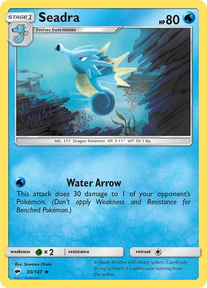Seadra, Burning Shadows 30/147