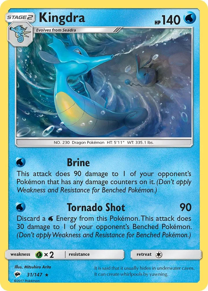 Kingdra, Burning Shadows 31/147