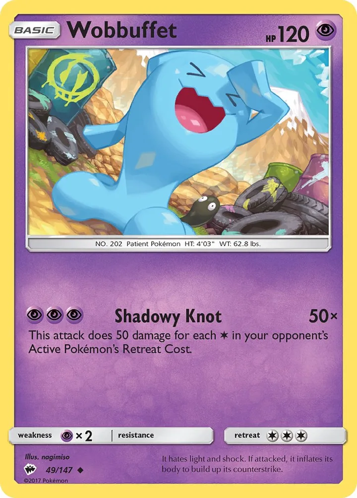 Wobbuffet, Burning Shadows 49/147