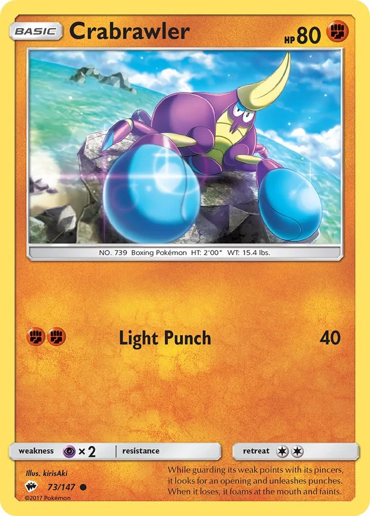 Crabrawler, Burning Shadows 73/147