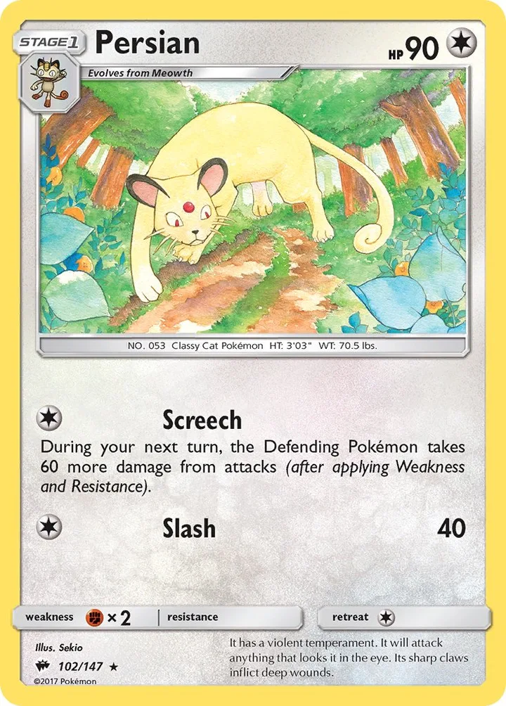 Persian, Burning Shadows 102/147