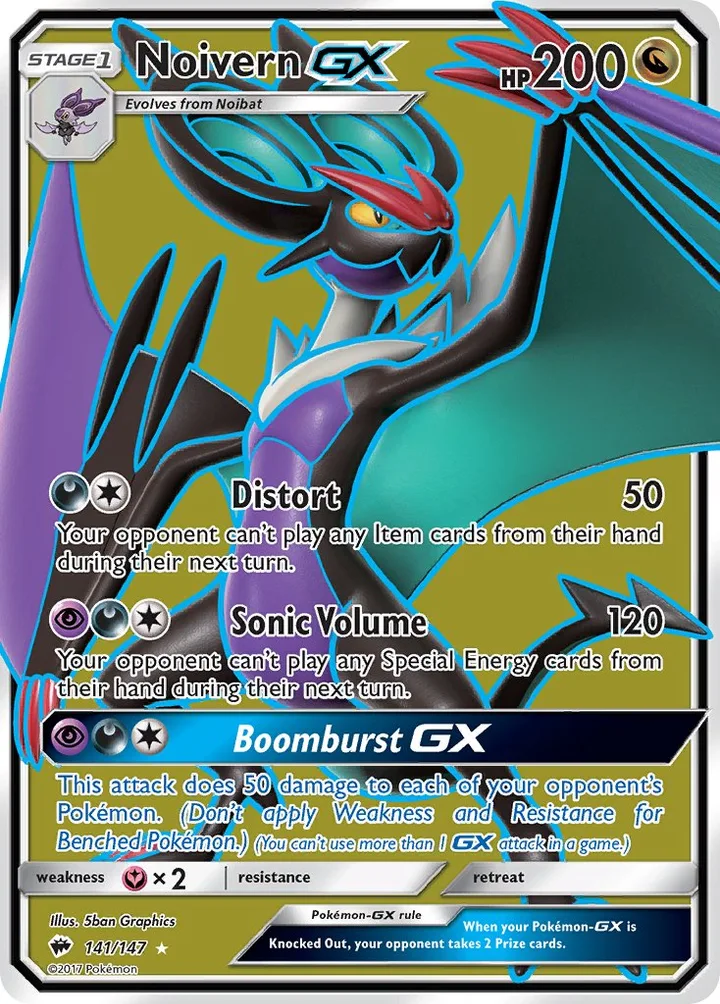 Noivern-GX, Burning Shadows 141/147