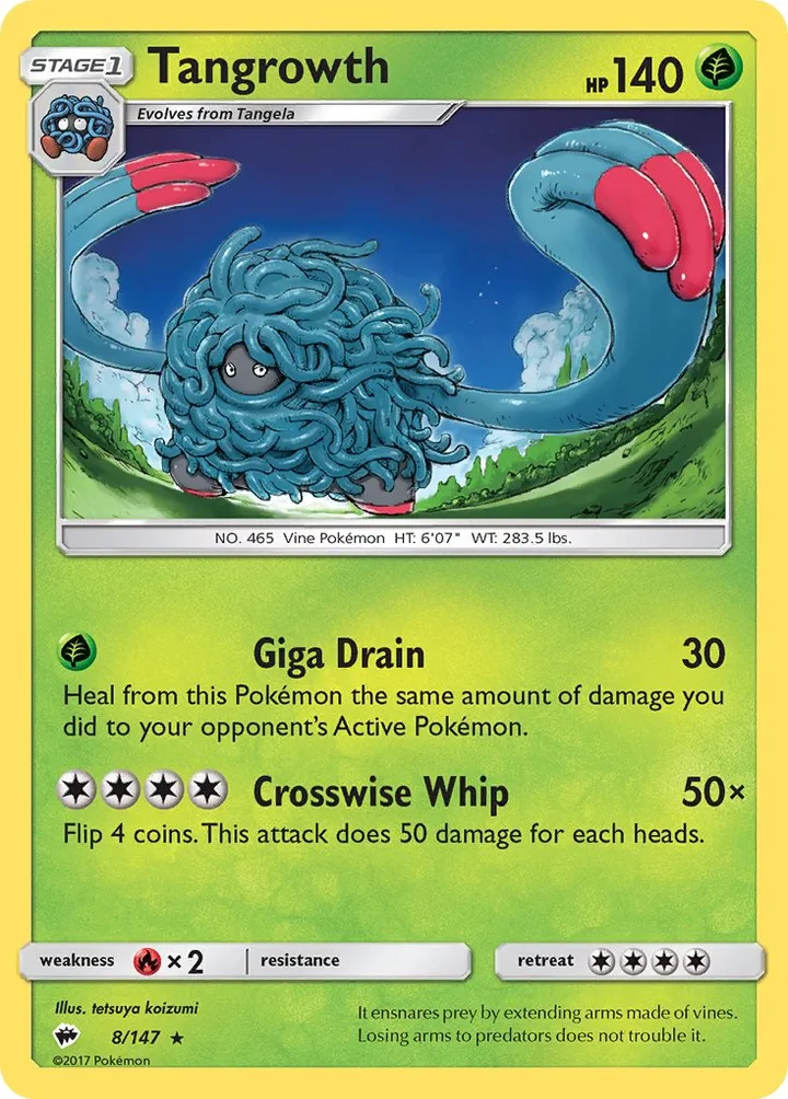 Tangrowth, Burning Shadows 8/147