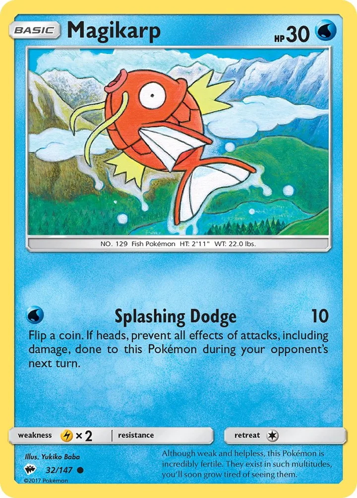 Magikarp, Burning Shadows 32/147