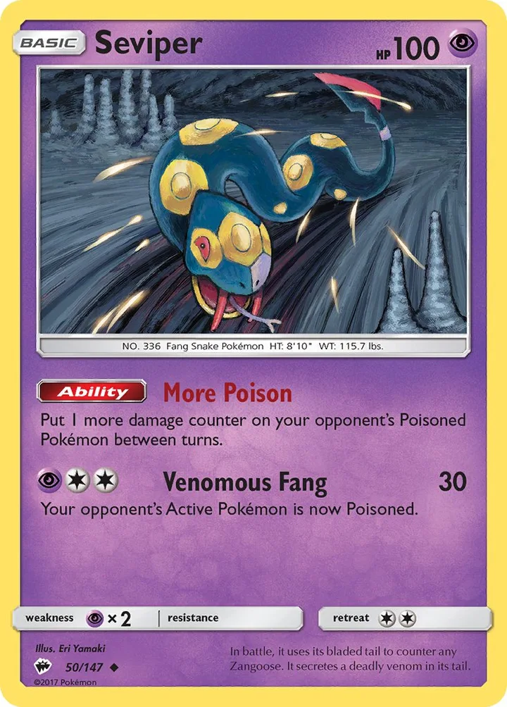 Seviper, Burning Shadows 50/147