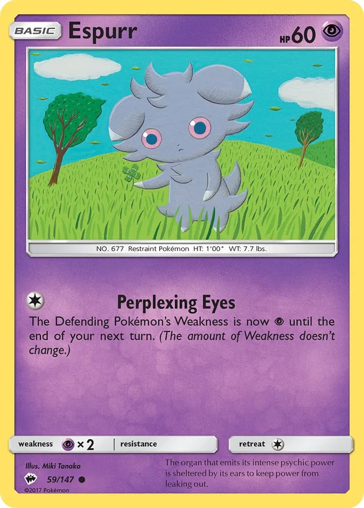 Espurr, Burning Shadows 59/147