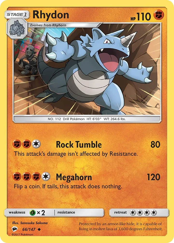 Rhydon, Burning Shadows 66/147