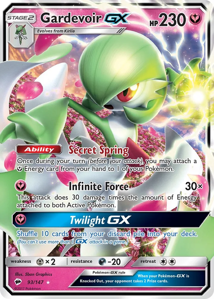 Gardevoir-GX, Burning Shadows 93/147