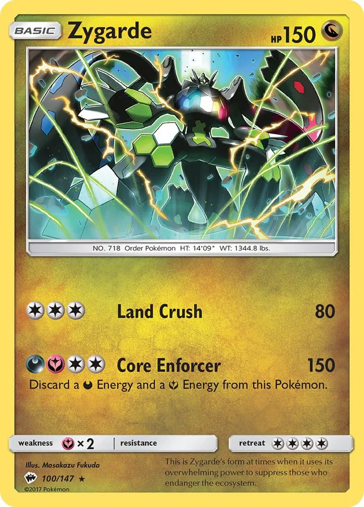 Zygarde, Burning Shadows 100/147