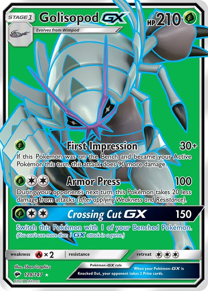 Golisopod-GX, Burning Shadows 129/147
