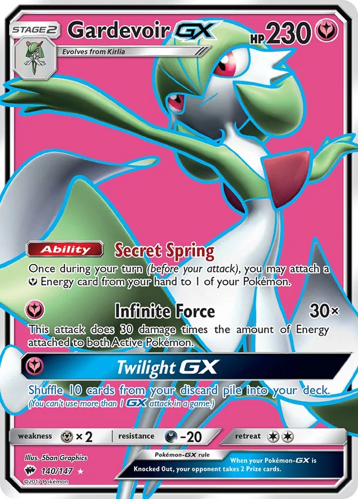 Gardevoir-GX, Burning Shadows 140/147