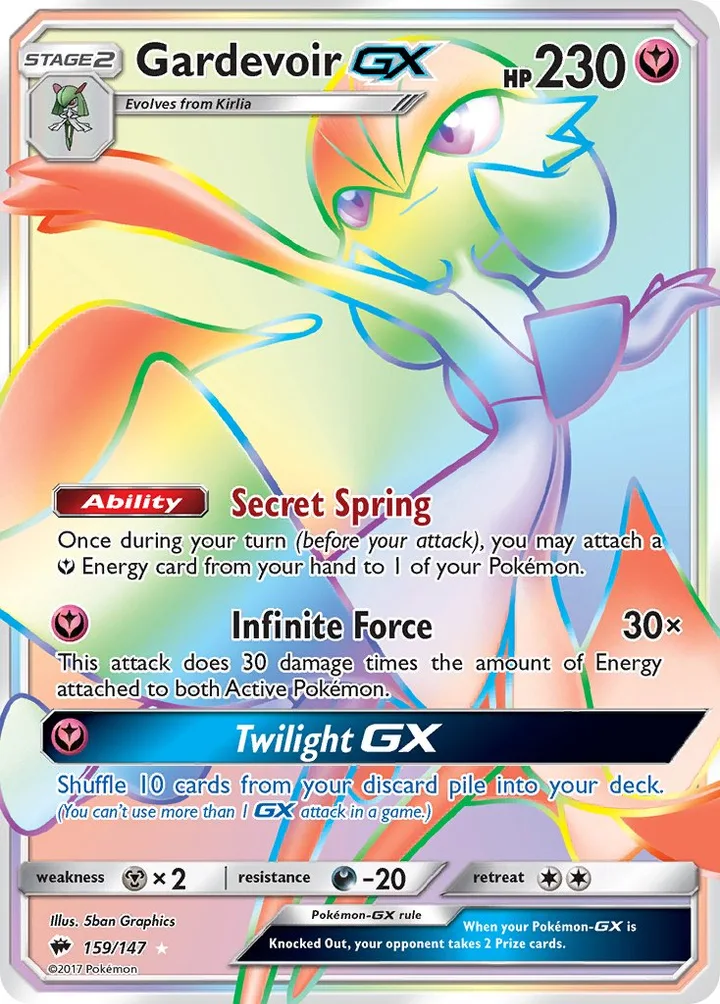 Gardevoir-GX, Burning Shadows 159/147