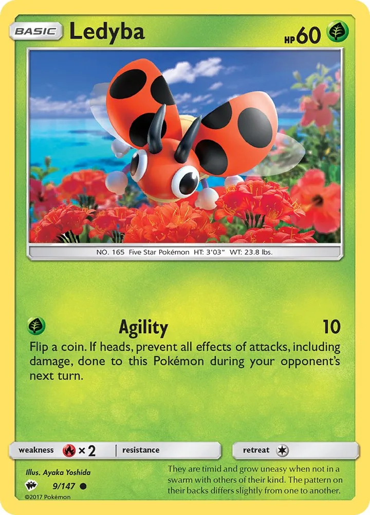 Ledyba, Burning Shadows 9/147