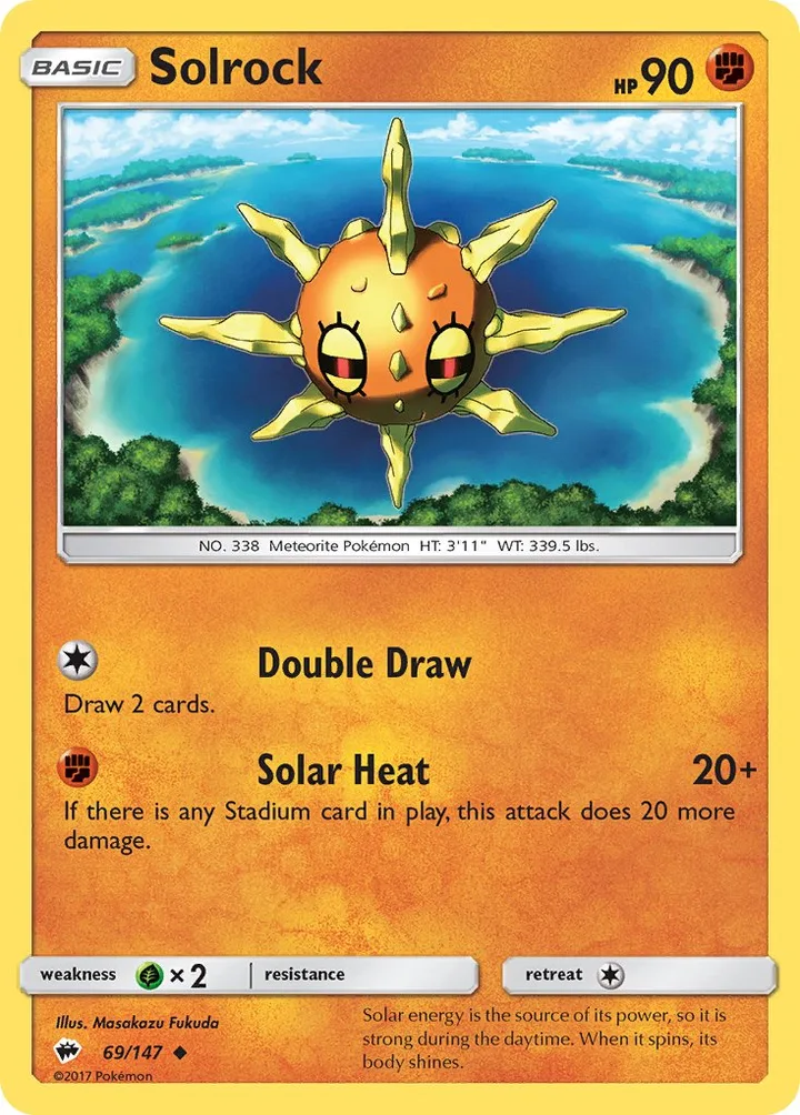 Solrock, Burning Shadows 69/147