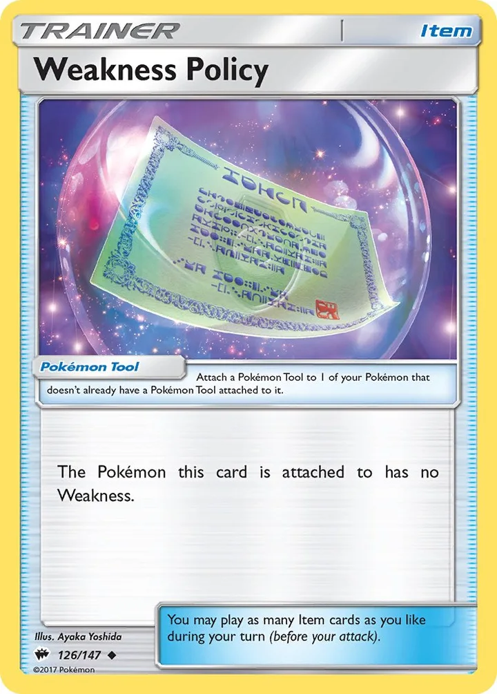 Weakness Policy, Burning Shadows 126/147