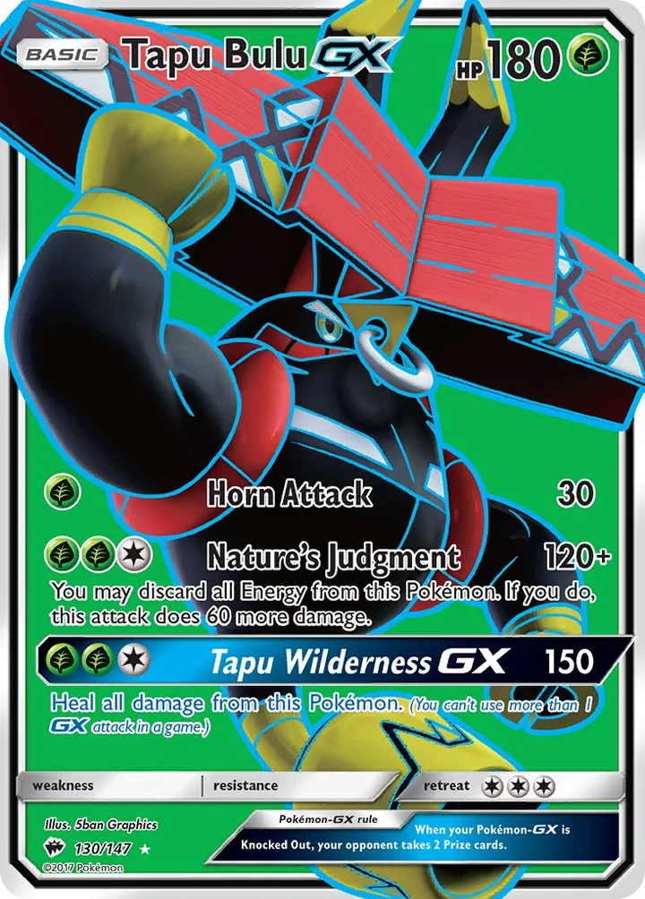 Tapu Bulu-GX, Burning Shadows 130/147