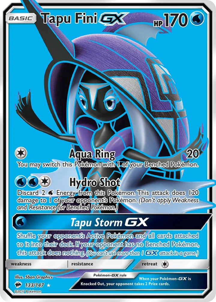 Tapu Fini-GX, Burning Shadows 133/147