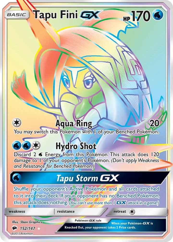 Tapu Fini-GX, Burning Shadows 152/147