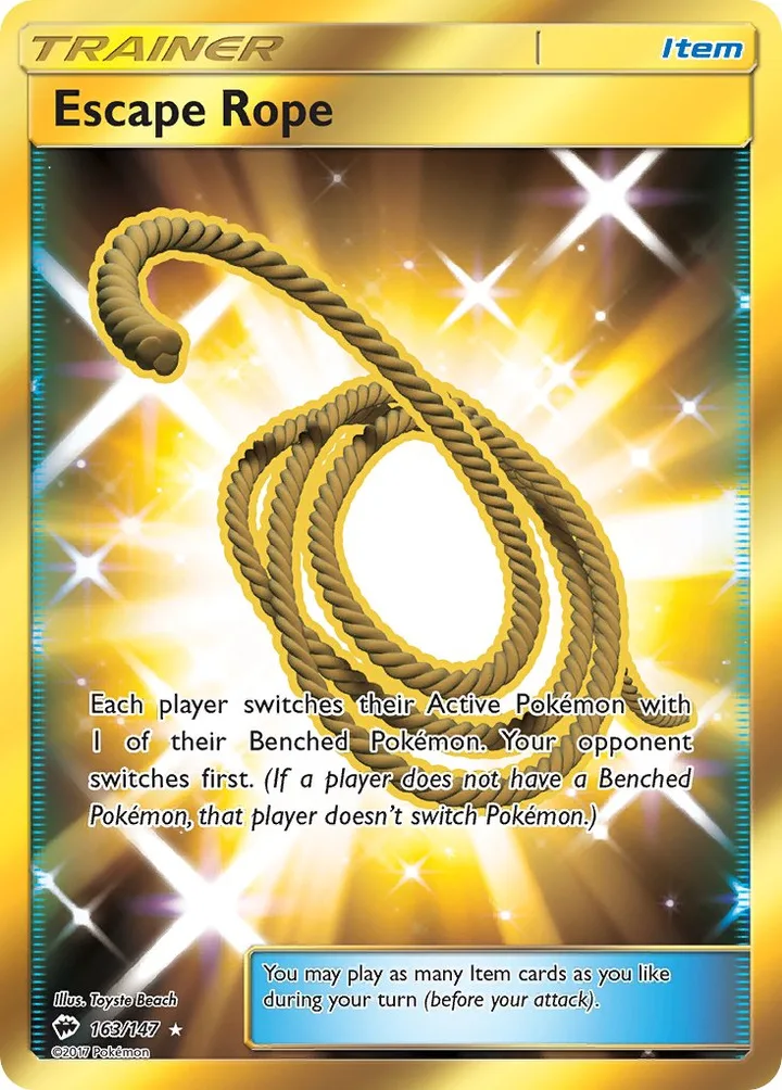 Escape Rope, Burning Shadows 163/147