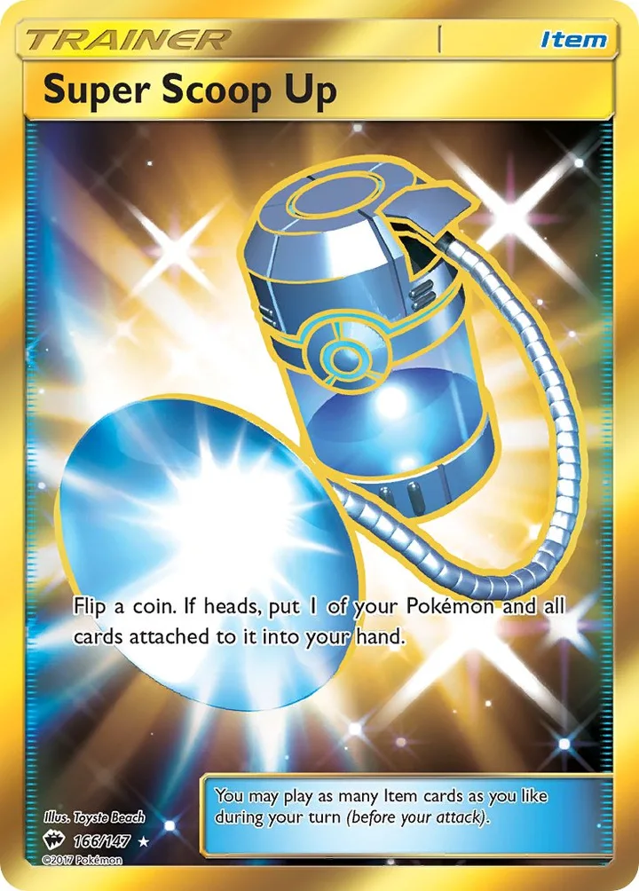 Super Scoop Up, Burning Shadows 166/147