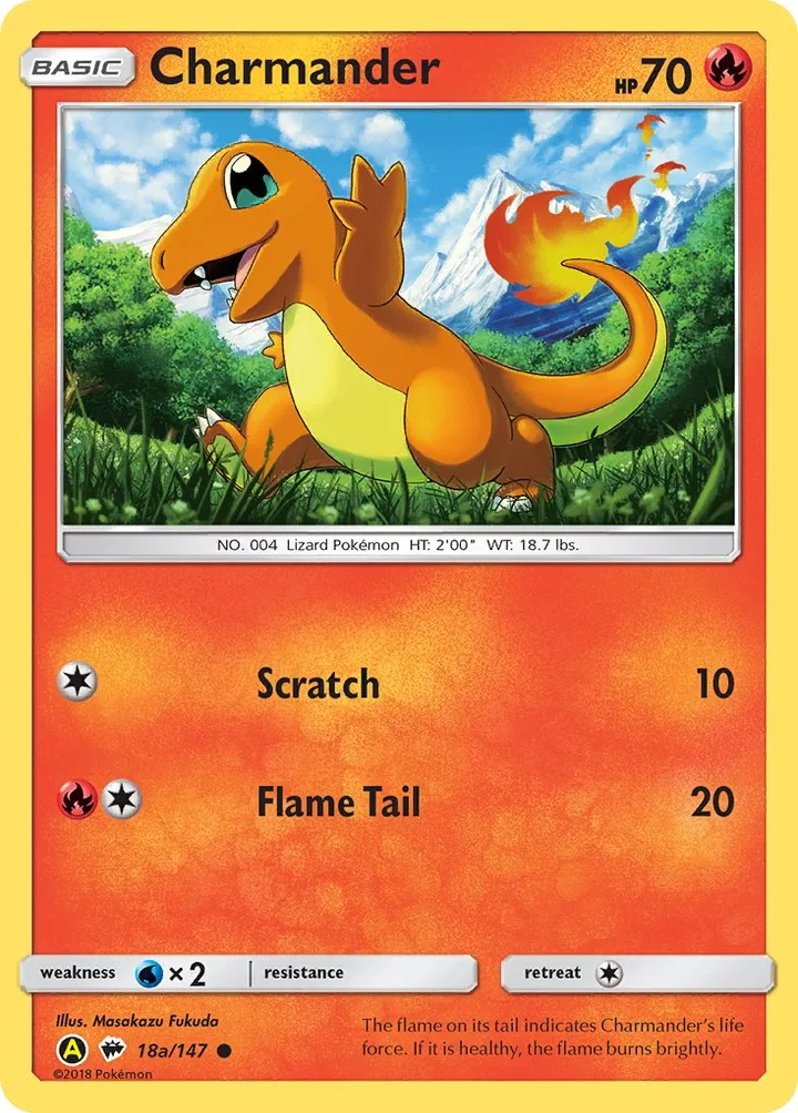Charmander, Burning Shadows 18a/147