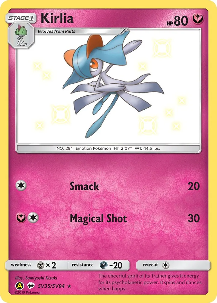 Kirlia, Hidden Fates SV35/SV94