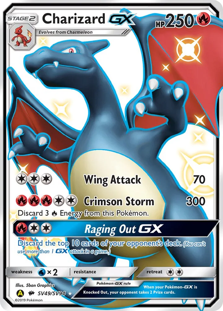 Charizard-GX, Hidden Fates SV49/SV94