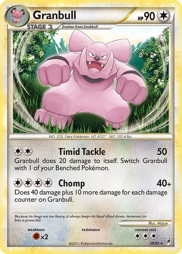 Granbull, Call of Legends 26/95