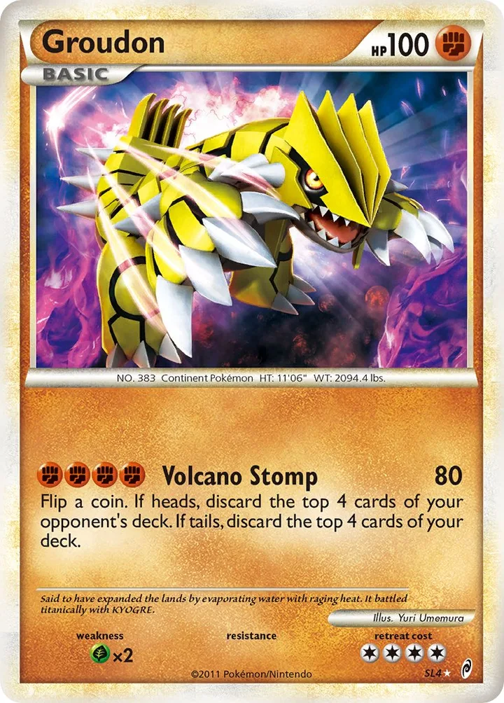 Groudon, Call of Legends SL4/95