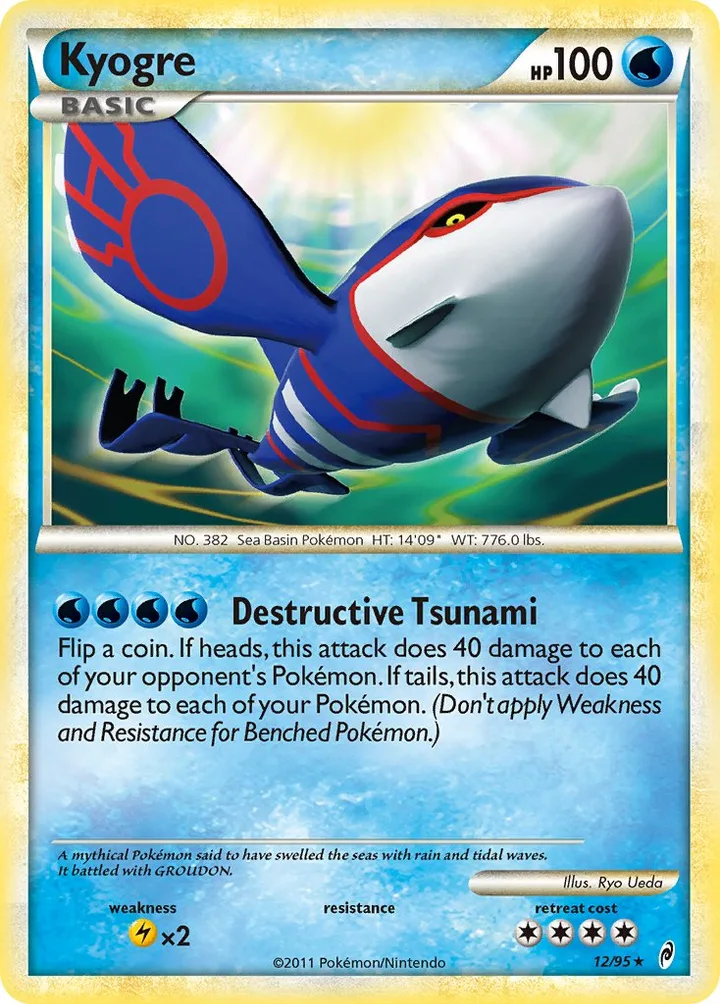Kyogre, Call of Legends 12/95