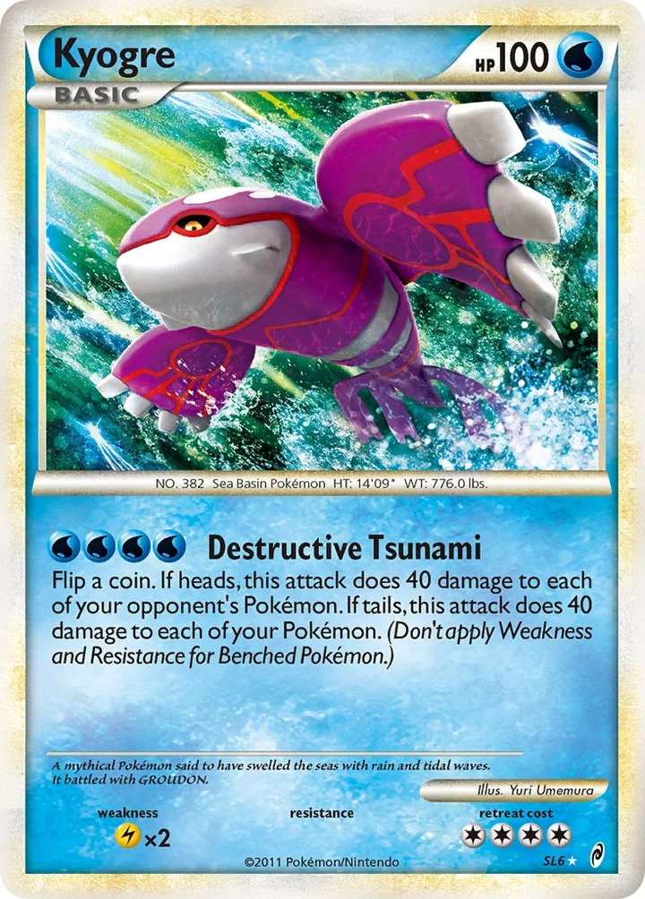 Kyogre, Call of Legends SL6/95