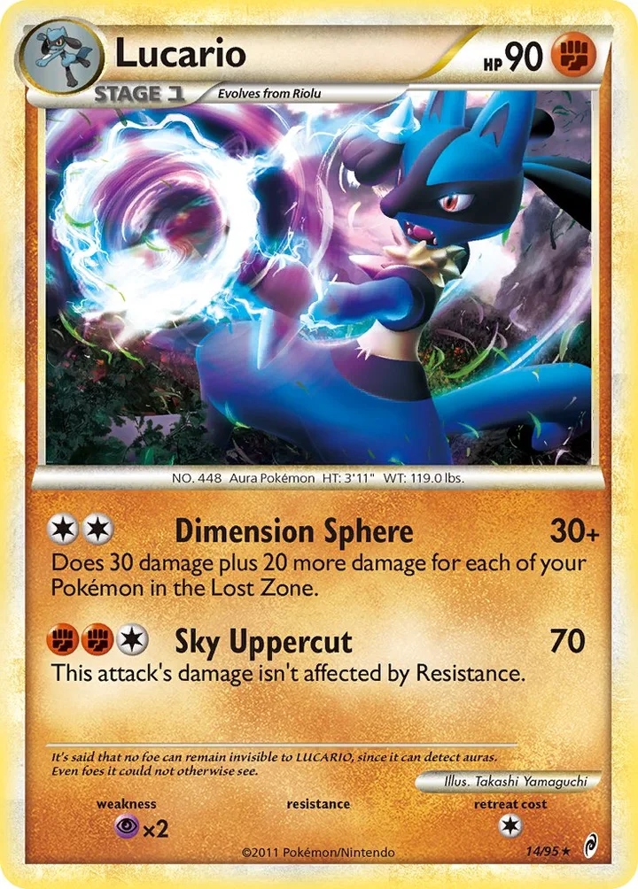 Lucario, Call of Legends 14/95