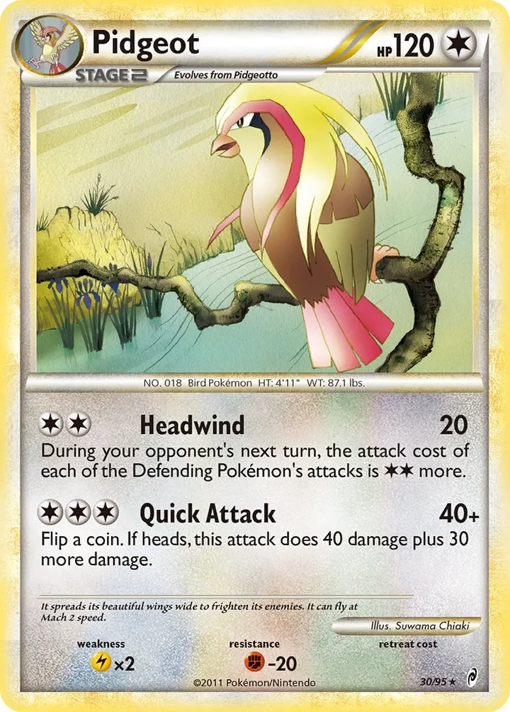 Pidgeot, Call of Legends 30/95