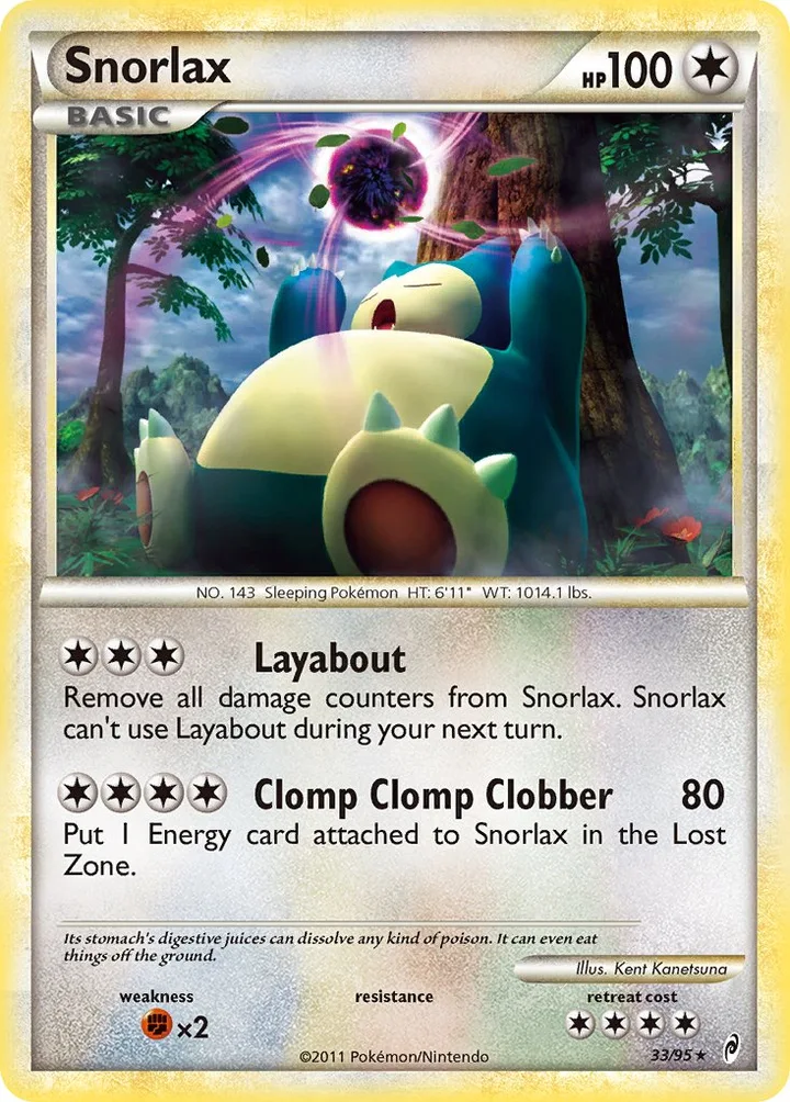 Snorlax, Call of Legends 33/95