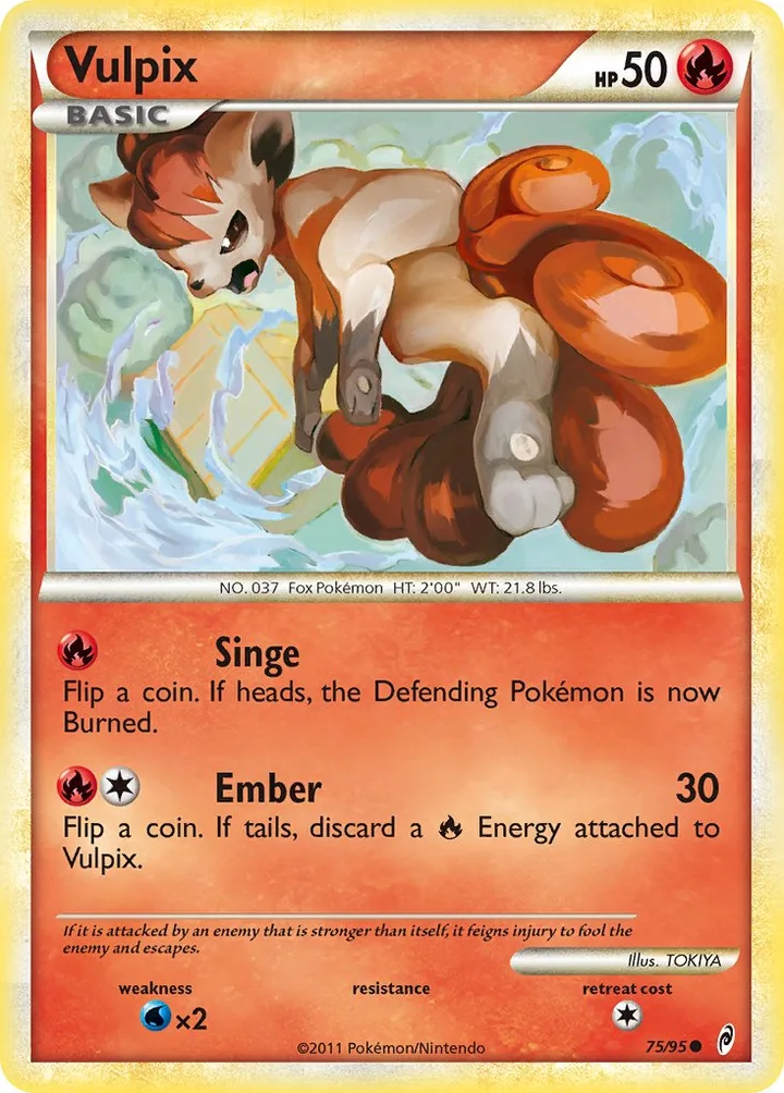 Vulpix, Call of Legends 75/95