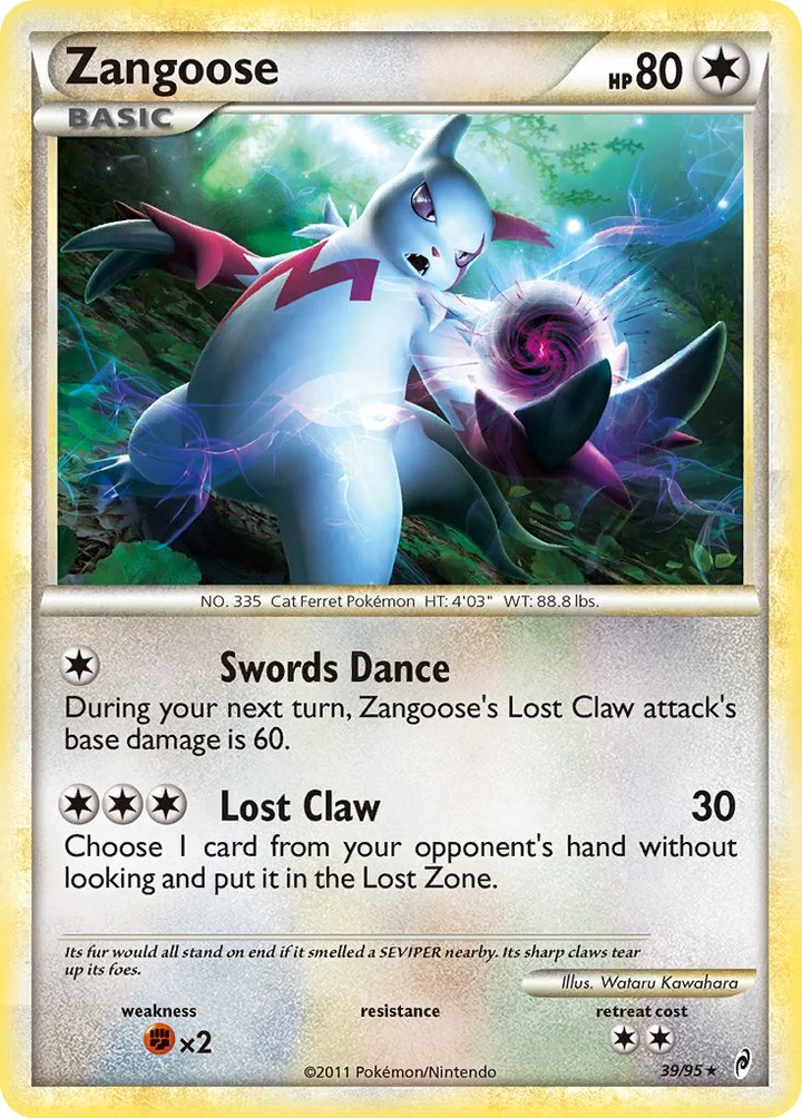 Zangoose, Call of Legends 39/95