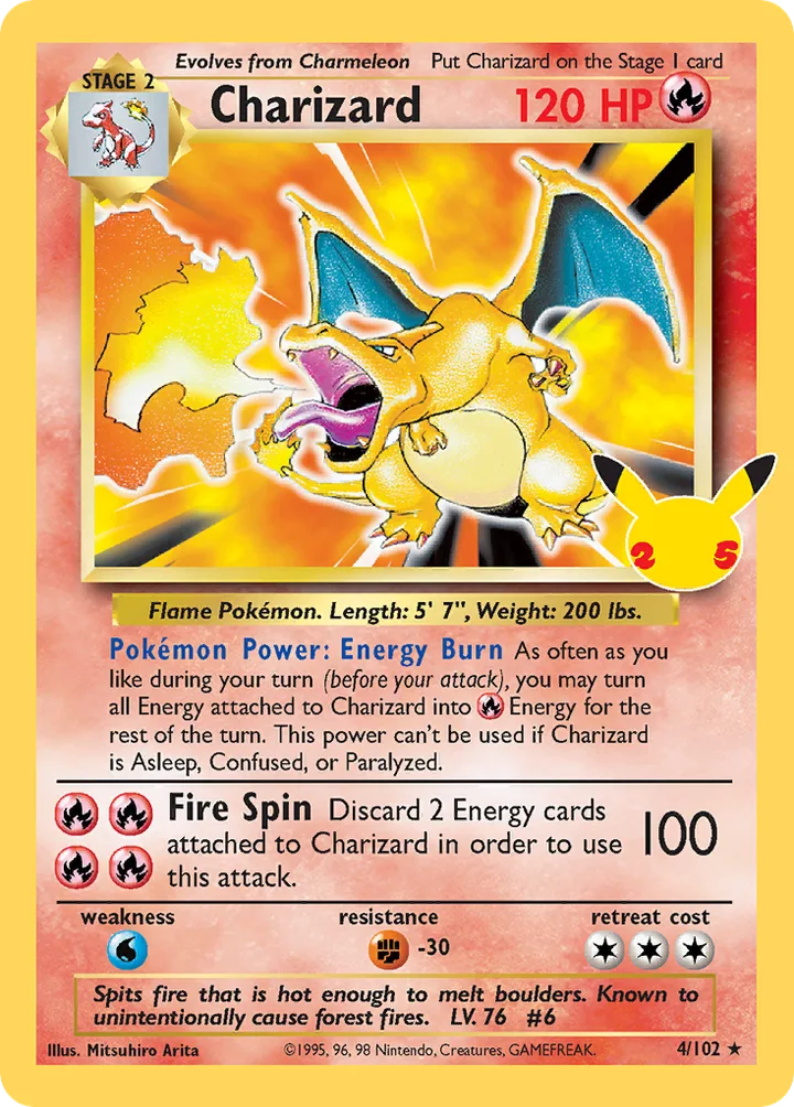 Charizard, Celebrations 4/102