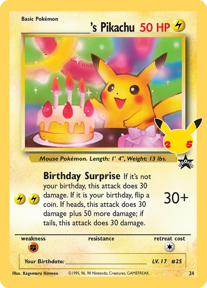 _____’s Pikachu, Celebrations 24