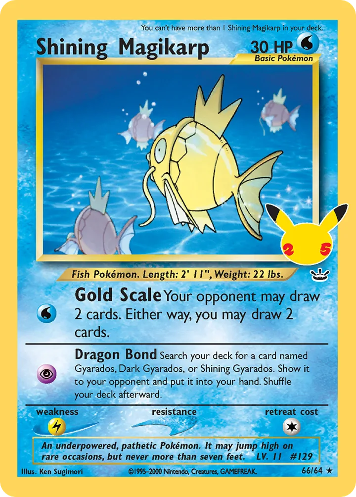 Shining Magikarp, Celebrations 66/64