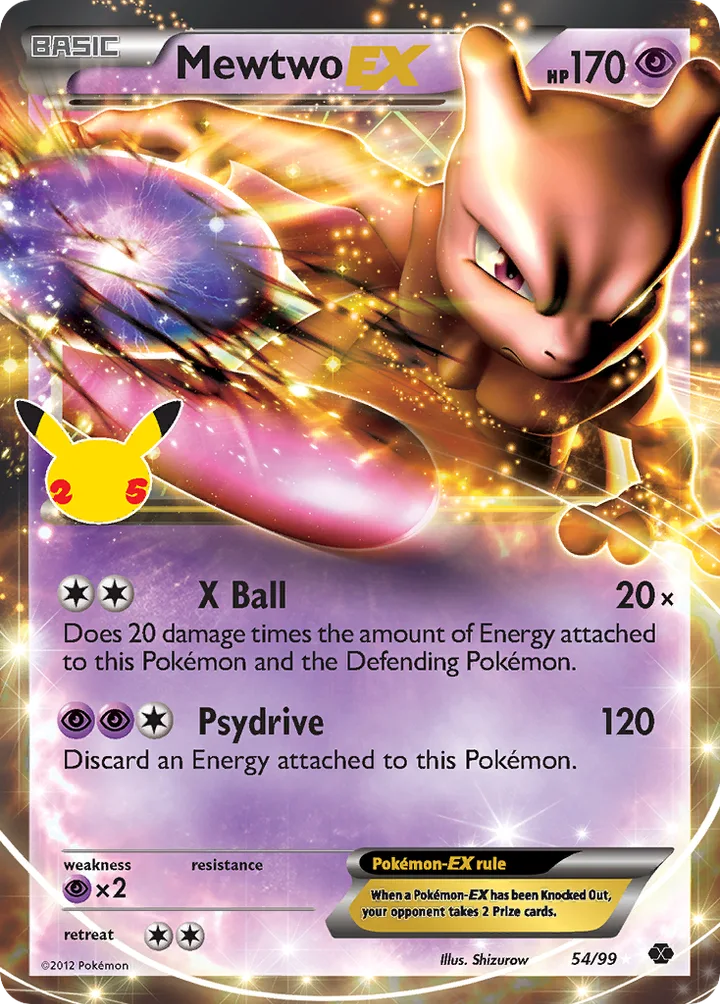 Mewtwo-EX, Celebrations 54/99