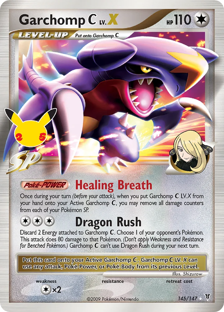Garchomp C LV.X, Celebrations 145/147