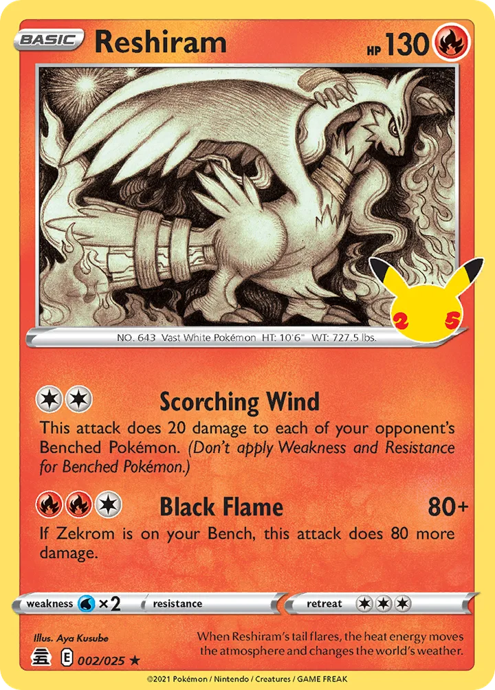 Reshiram, Celebrations 002/025