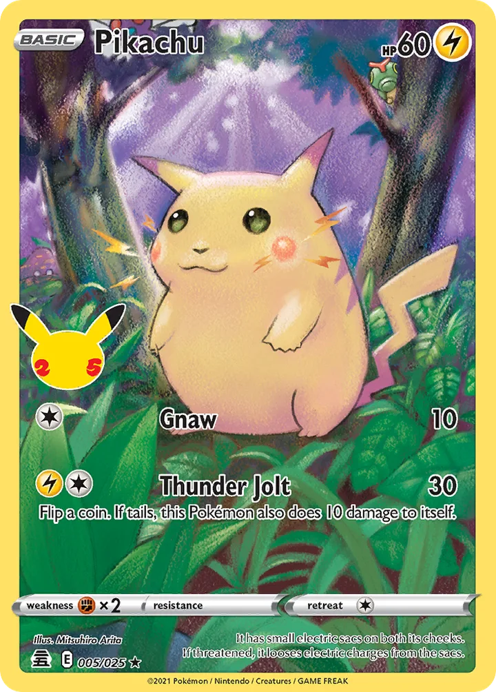 Pikachu, Celebrations 005/025