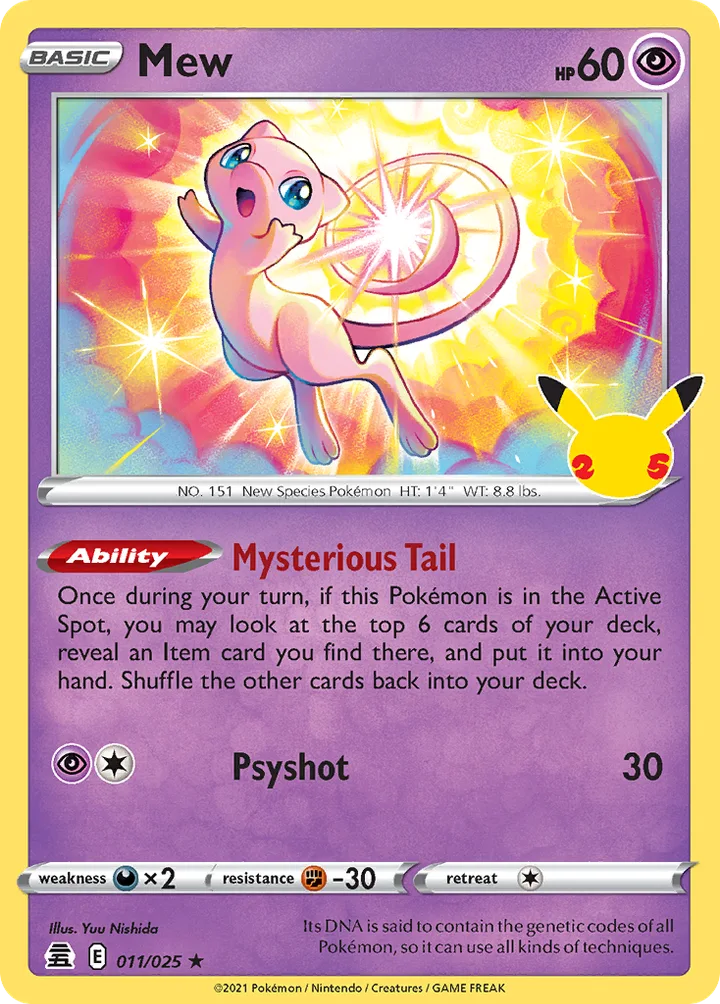Mew, Celebrations 011/025