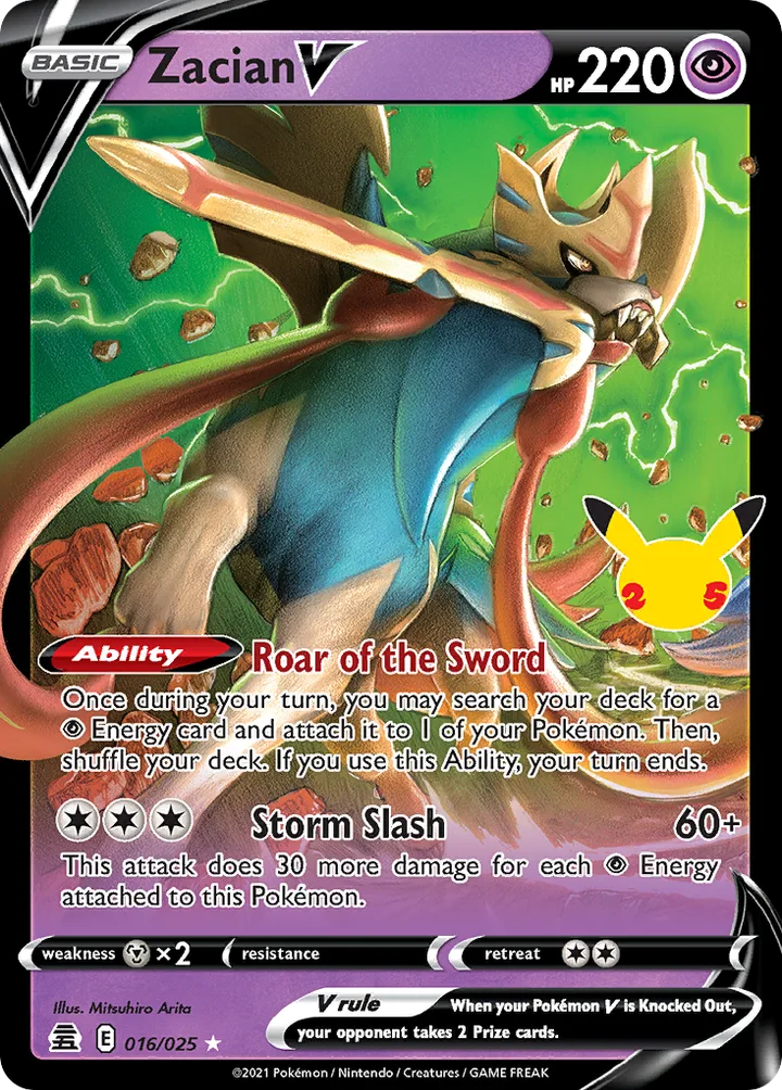 Zacian V, Celebrations 016/025