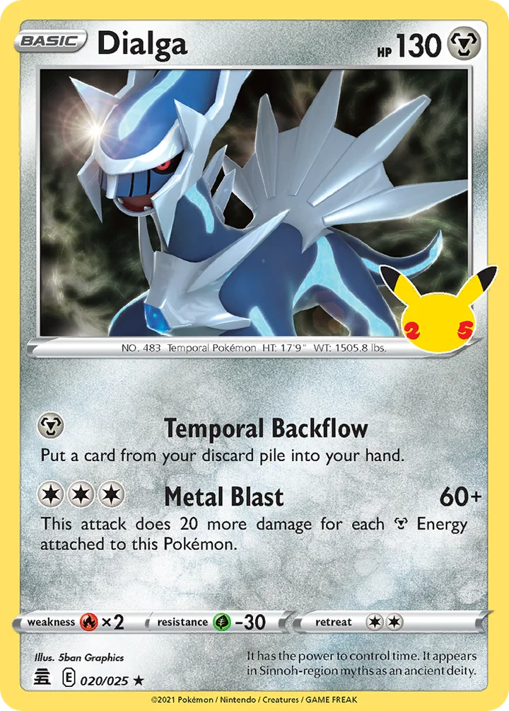 Dialga, Celebrations 020/025